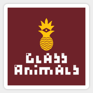 Glass Animals (white text) 2 Magnet